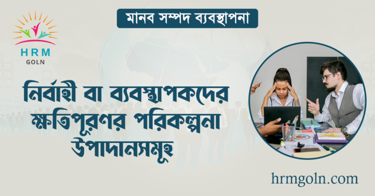 নির্বাহী বা ব্যবস্থাপকদের ক্ষতিপূরণর পরিকল্পনা উপাদানসমূহ
