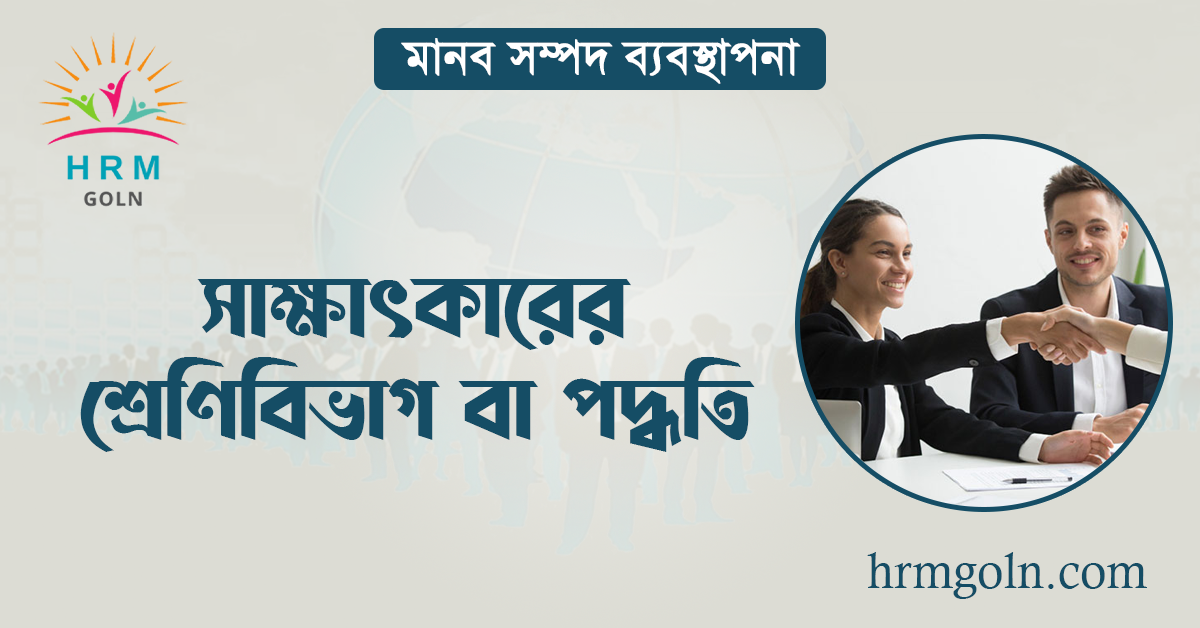 সাক্ষাৎকারের শ্রেণিবিভাগ বা পদ্ধতি 1 সাক্ষাৎকারের শ্রেণিবিভাগ বা পদ্ধতি